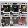 Image 1 : LOT OF 6 ASSORTED FUNKO POP VINYL FIGURES.