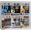 Image 1 : LOT OF 6 ASSORTED FUNKO POP VINYL FIGURES.