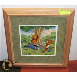 FRAMED WINNIE THE POOH PRINT