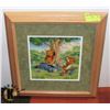 Image 1 : FRAMED WINNIE THE POOH PRINT