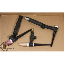 LOT OF 3 WELDCRAFT ASSORTED TIG TORCH HANDLES