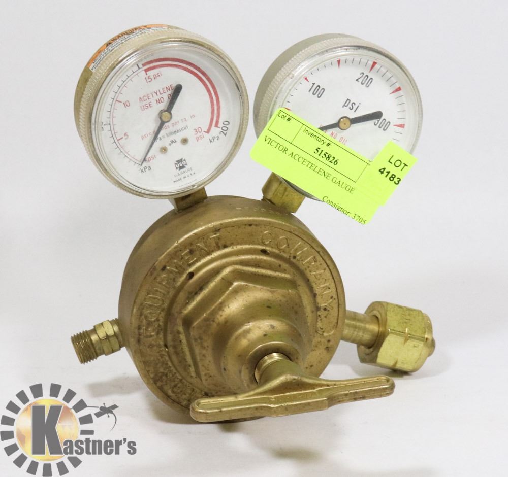 VICTOR ACETYLENE GAUGE