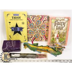 FLAT WITH  NEW SEALED FAIRY TAROT CARDS, PENNY