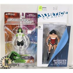 LOT OF 2 FIGURES-WONDER WOMAN AND JADE