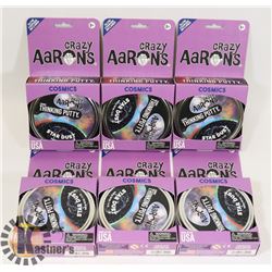 BOX OF 6 CRAZY AARONSCRAZY THINKING PUTTY