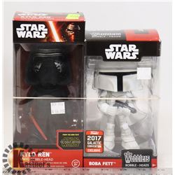 2 STAR WARS WACKY WOBBLERS
