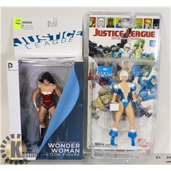 2  SUPER HERO FIGURES-WONDER WOMAN & ICE