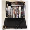 Image 1 : DVD PLAYER WITH ASSORTED DVDS.