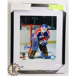 FRAMED ANDY MOOG AUTOGRAPH W/COJO COA