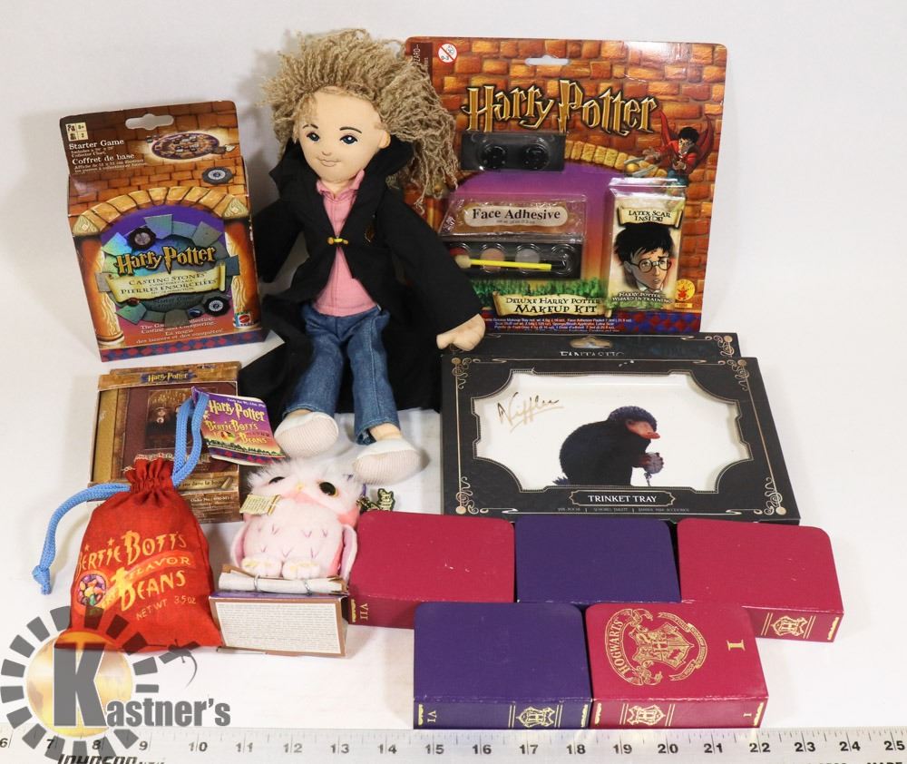 LOT OF HARRY POTTER COLLECTIBLES Kastner Auctions