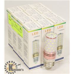 LOT OF 12 NEW LED LIGHT BULBS - 6000K