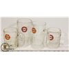 Image 1 : LOT OF 4 VINTAGE A&W GLASSES FROM 50'S