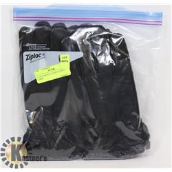 2 PACK MENS LEATHER GLOVES LARGE