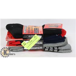 3 PACK MENS HEAT WAVE SOCKS