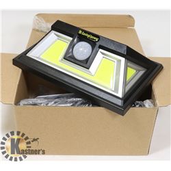 LOT OF 2 NEW SOLAR SECURITY LED LIGHTS