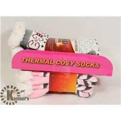 2 PACKS LADIES COZY SLIPPER SOCKS