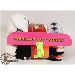 2 PACKS LADIES COZY SLIPPER SOCKS