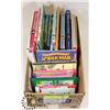 BOX OF CHILDRENS BOOKS INCL, DC HEROES AND DISNEY