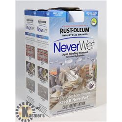 2 NEW RUSTOLEUM NEVER WET