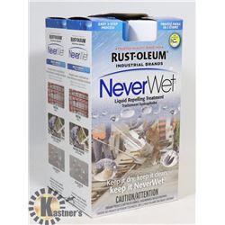 2 NEW RUSTOLEUM NEVER WET