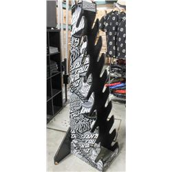 SANTA CRUZ 10 TIER SKATE DECK DISPLAY STAND