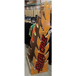 SANTA CRUZ CRUZERS 11 TIER SKATE DECK DISPLAY