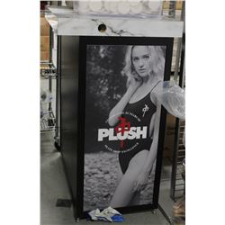 FAUX MARBLE TOP DISPLAY STAND/ PODIUM.