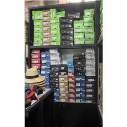 LARGE DISPLAY LIGHT -UP CABINET W/ 2 BOTTOM DOORS.