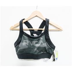 RVCA WOMEN'S SPORTS BRA SIZE LARGE.