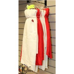 LOT OF 8  SOFT SCARVES.