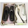 Image 1 : 2 PAIR WOMAN'S SHOES-WHITE SZ 7