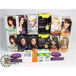 LOT OF NEW HAIR DYE AND PRODUCTS