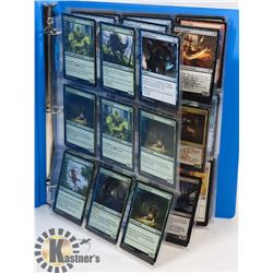 LOT OF 180 MAGIC THE GATHERING CARDS IN BINDER.