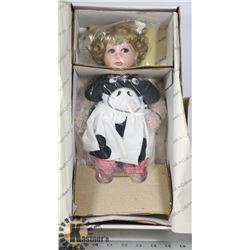 THE HAMILTON COLLECTION BECKY PORCELAIN DOLL.