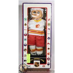 NHL HOCKEY KIDS CALGARY FLAMES DOLL.