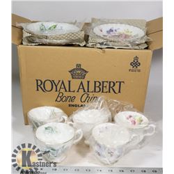 ROYAL ALBERT BONE CHINA TEA SET.