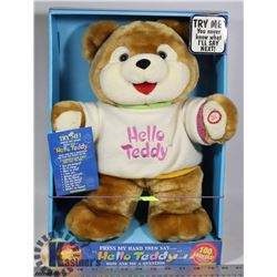 HELLO TEDDY TALKING BEAR.