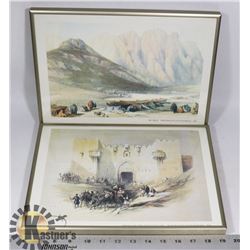 SET OF 2 PRINTS ARTIST DAVID