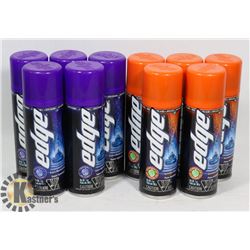 LOT OF 10 ASSORTED SHAVING CREAMS