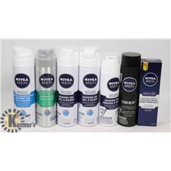 LOT OF 6  ASSORTED SHAVING CREAMS