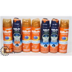 LOT OF 7 ASSORTED SHAVING CREAMS