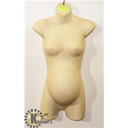 HANGING PREGNANT MANNEQUIN.
