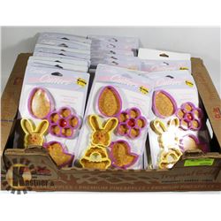 LOT OF EASTER COOKIE CUTTERS