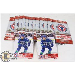 LOT OF 12 NEW 2020 UPPER DECK NATIONAL HOCKEY DAY