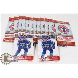 LOT OF 11 NEW 2020 UPPER DECK NATIONAL HOCKEY DAY