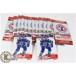 LOT OF 11 NEW 2020 UPPER DECK NATIONAL HOCKEY DAY
