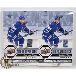 LOT OF TWO 2019/20 UPPER DECK YOUNG GUNS NHL