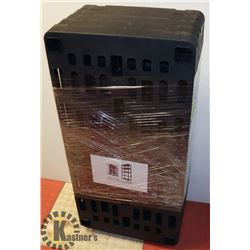 HEAVY DUTY 5 TIER INTERLOCKING SHELF BLACK,