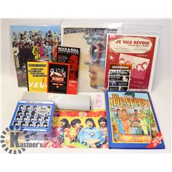 BOX OF BEATLES MEMORABILIA.