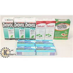 BAG OF ASSORTED HEALTH CARE PRODUCTS